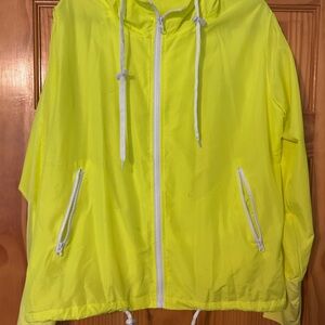 ZYIA Neon Yellow Bomber Jacket